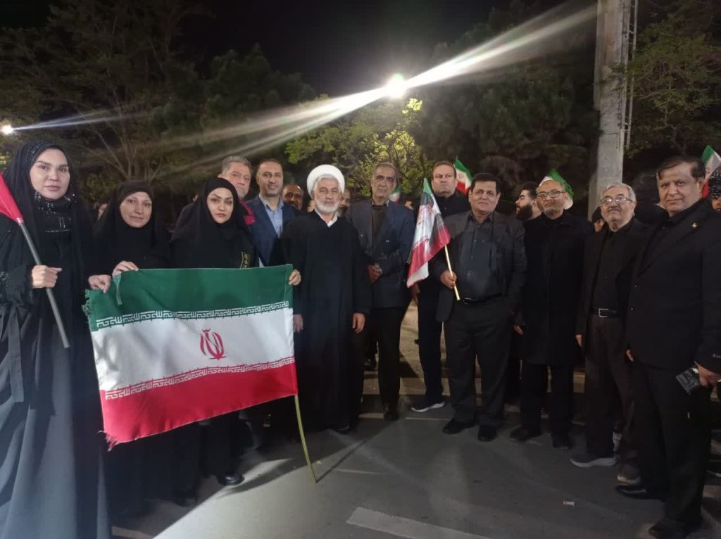 حضور پرشور جامعه ورزشی استان در چهل شب خیابان‌های پرچم‌دار