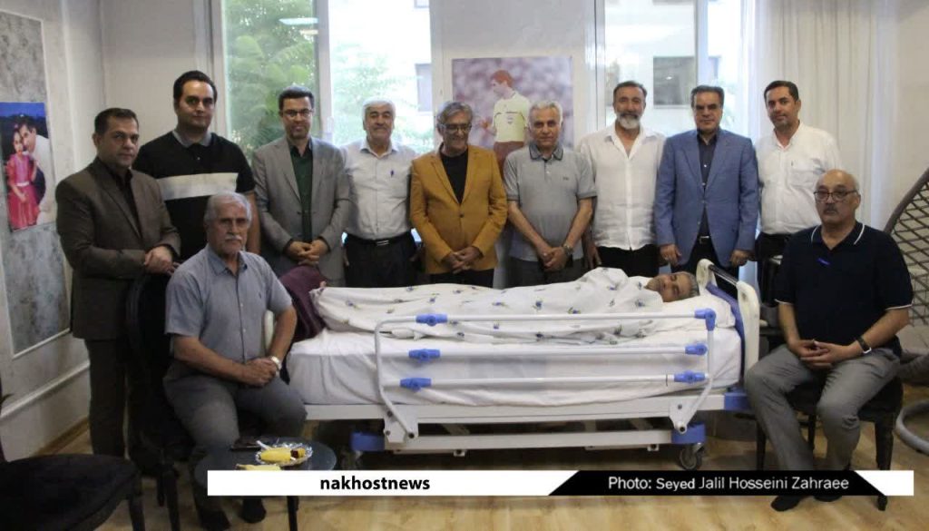 عیادت مدیران ورزش خراسان رضوی از کامرانی‌فر