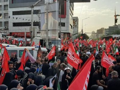 مراسم تشییع پیکر مطهر «آقای شهید ایران» در پایتخت