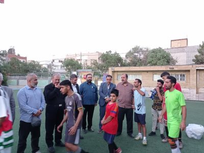 رونمایی ازکمیته فوتبال هفت نفره نونهالان توانیابان مشهد