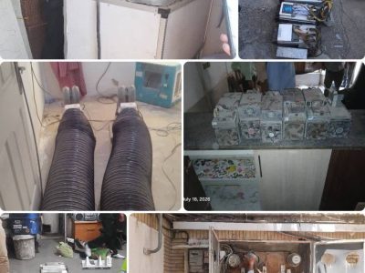 کشف ۵۵۱ دستگاه ماینر غیرمجاز از ابتدای سال ۱۴۰۵ تاکنون در مشهد