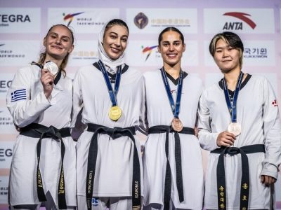 قهرمانی ساغر مرادی در تورنمنت تکواندوی چین