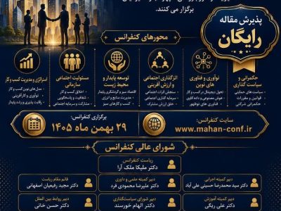 فراخوان ارسال مقاله به کنفرانس بینالمللی همافزایی کسبوکار، مسئولیت اجتماعی و اثرگذاری اجتماعی