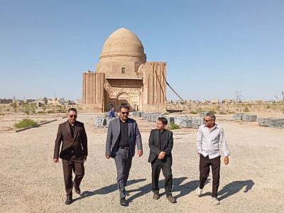 تبدیل مقبره تاریخی بابالقمان سرخسی به باغ ایرانی