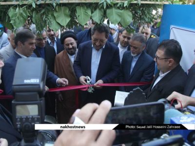بازدید وزیر صمت و استاندار خراسان رضوی و همراهان از شرکت داروی سازی نصر فریمان (۱)